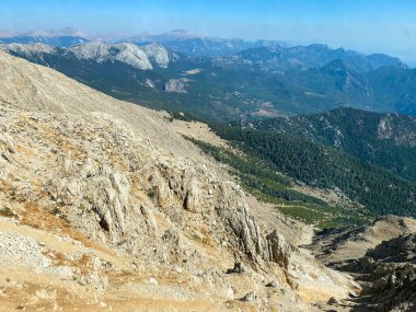 Nice Hills, Kamerun, Afrika, Panorama 'lı Büyük Yeşil Vadi.