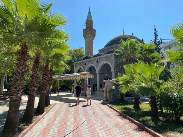 Pemandangan Masjid Kuno Yang Indah Dalam Gaya Arab Sebuah Kuil — Stok Foto