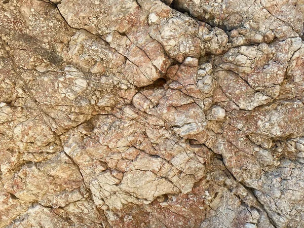 Tekstura Kamienia Naturalnego Rock Żółty Tło Pęknięciami — Zdjęcie stockowe