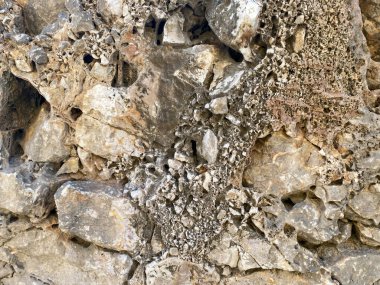 Mermer taş arka yüzeyi.