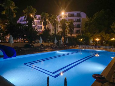 popüler otel gece ışıklandırması.