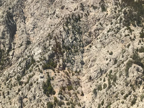 Der Blick Aus Der Höhe Auf Dschungel Und Berge Mit — Stockfoto