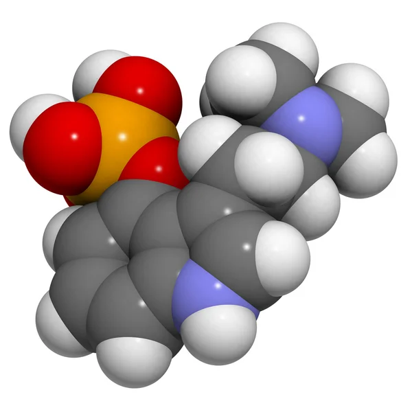 Psilocybin, psychedelic mushroom molecule, chemical structure