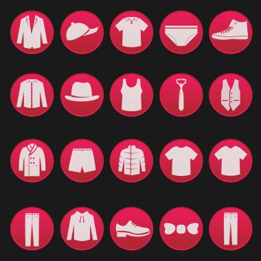 seri 2 erkek giyim moda öğeyi ayarla