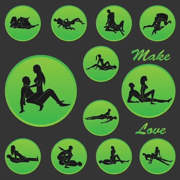 Juego de silueta de posición de yoga vector, gráfico vectorial