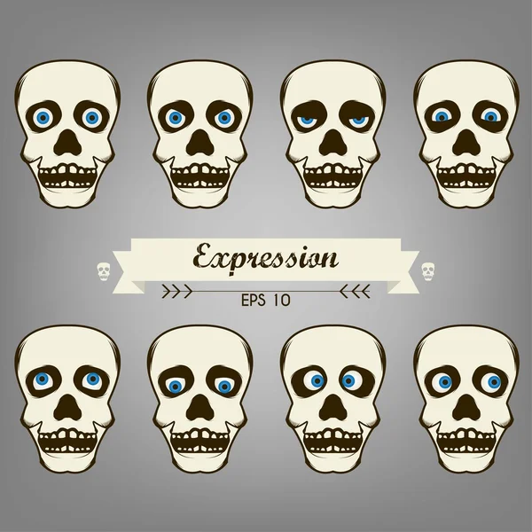 Skeleton Expression — Stockvector