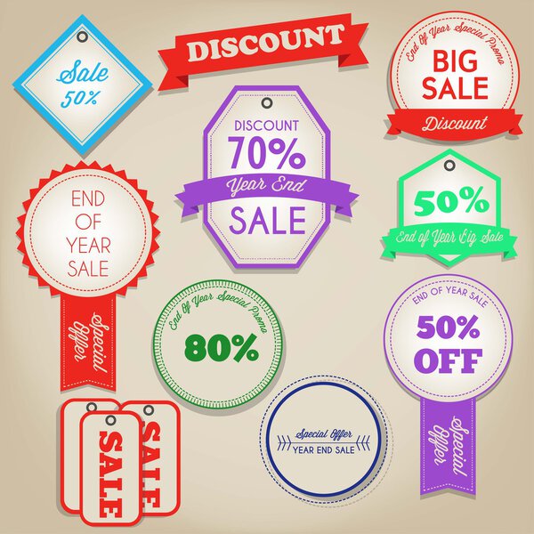 Sale Discount Label