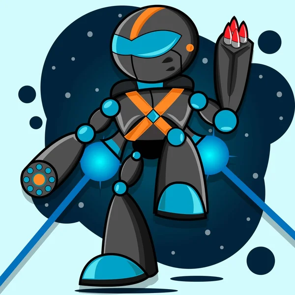 Robot alienígena — Vector de stock