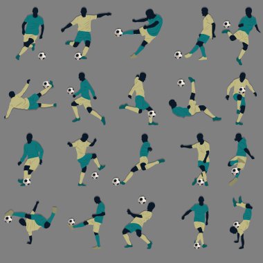 20 Futbol siluet