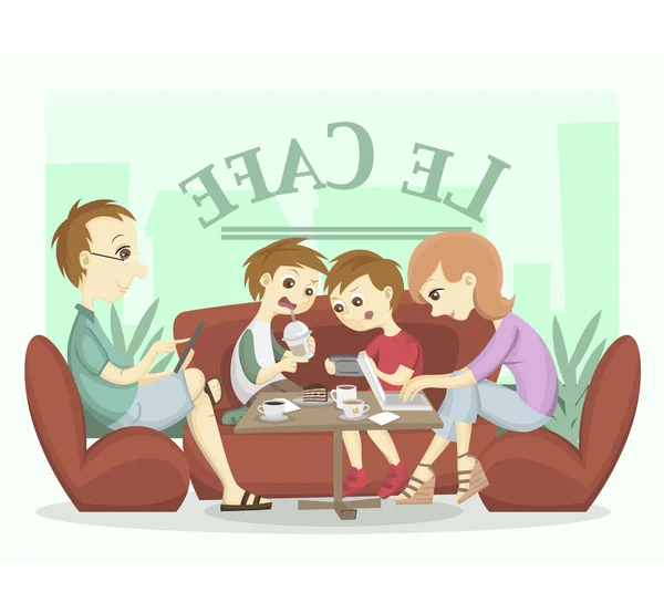 Modery Family Illustration