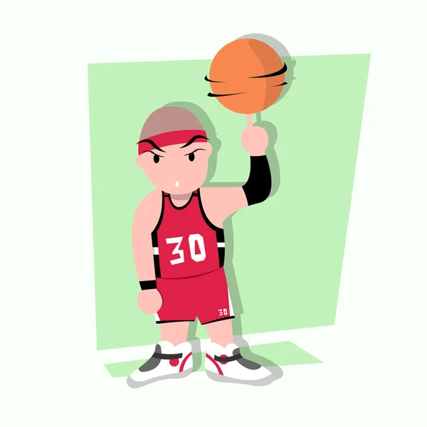 Diversión Deporte Dibujos Animados Baloncesto Ilustración —  Fotos de Stock