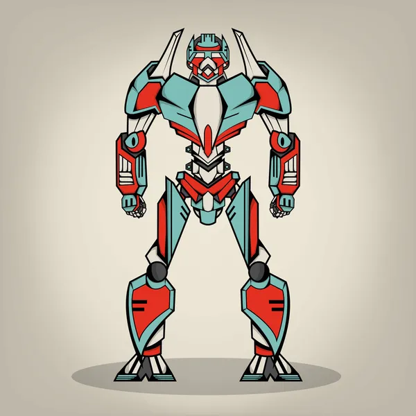 Super robot de guerra — Vector de stock