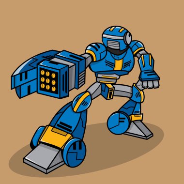 Çizgi film robotu