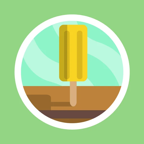 Kleurrijke popsicle illustratie — Stockfoto