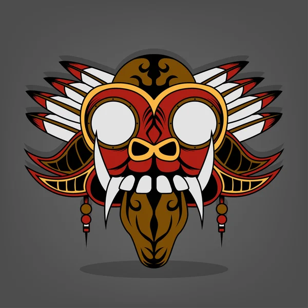 Steampunk Barong Bali — Stockvector