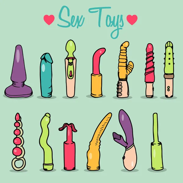 Seks oyuncak yapay penis koleksiyonu