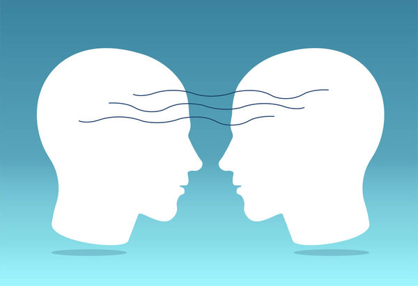 People communication, ideas exchange and emotional support concept 