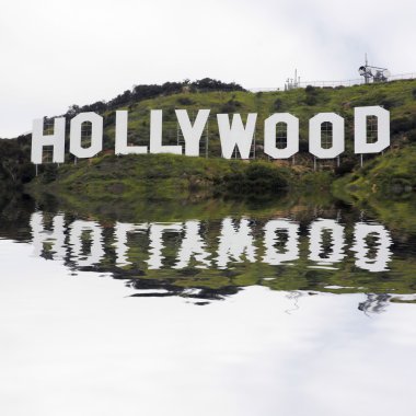 The famous Hollywood Sign clipart