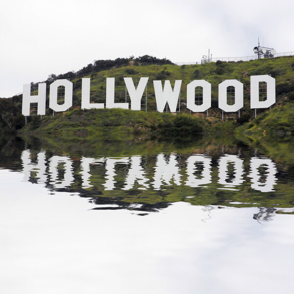The famous Hollywood Sign