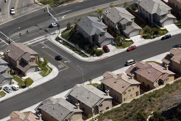 Imagem aérea dos subúrbios em San Diego . — Fotografia de Stock