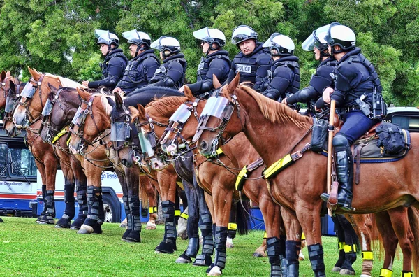 Paardensport politie — Stockfoto