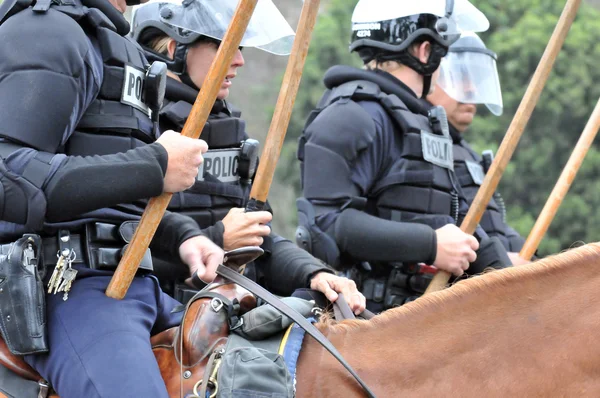 Polizia equestre — Foto Stock