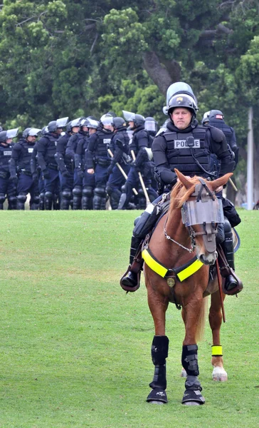 Atlı polis — Stok fotoğraf