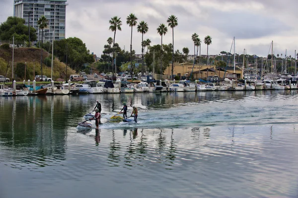 Jetskis i oceanside — Stockfoto