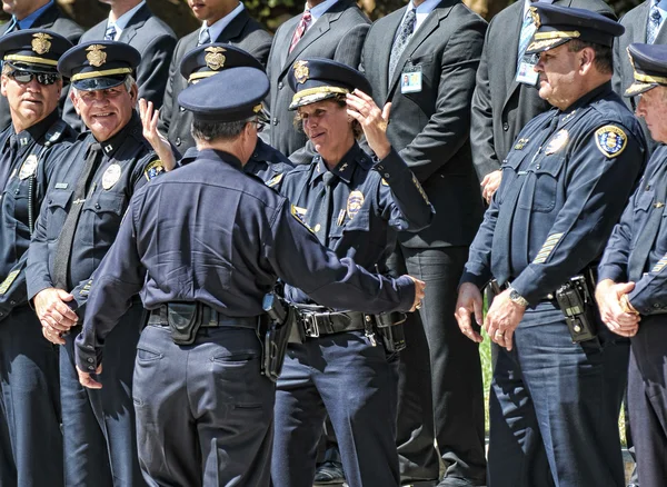 Retirement ceremony for assistant chief Robert Kanaski — Stock Photo, Image