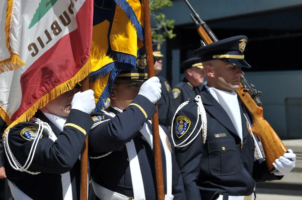 Polisen pensionering ceremoni i san diego, Kalifornien — Stockfoto