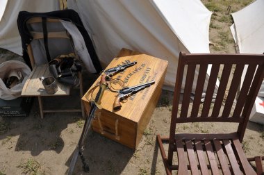 Amerikan İç Savaşı canlandırma.