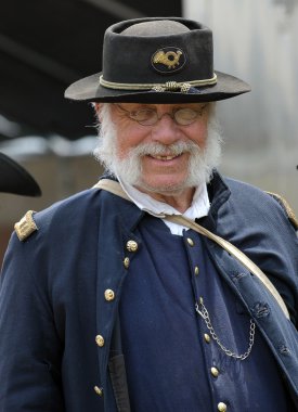Amerikan İç Savaşı canlandırma.