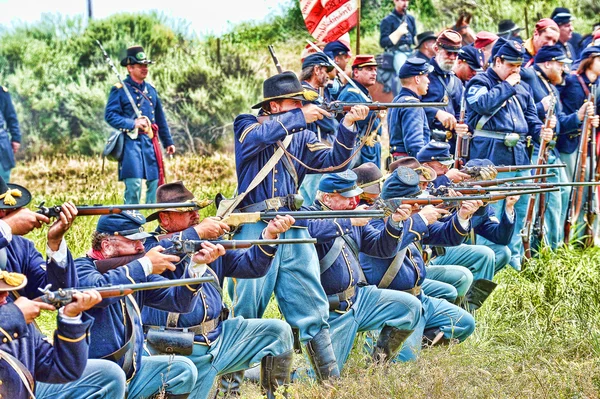 Guerra Civil Americana - Soldados Federales / Sindicales — Foto de Stock