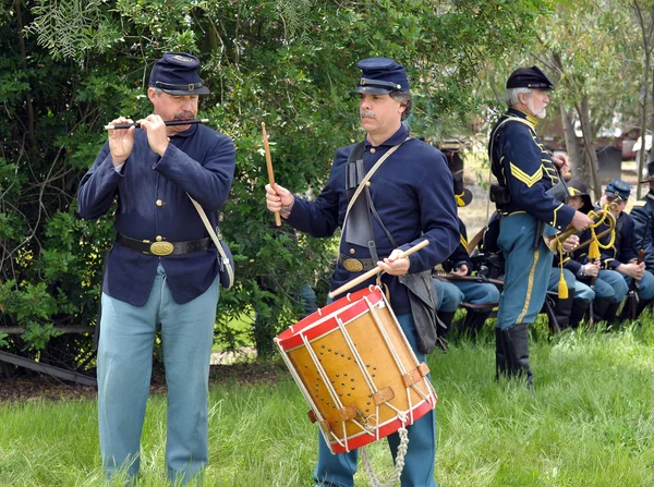 Amerikaanse Burgeroorlog re-enactment. — Stockfoto