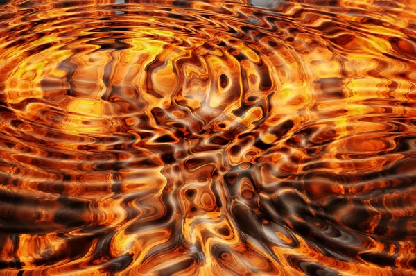 Concentricity aflame — Stock Photo, Image