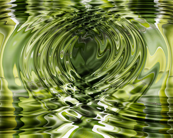 Concentric Abstraction - strong circles and patterns in a square image.