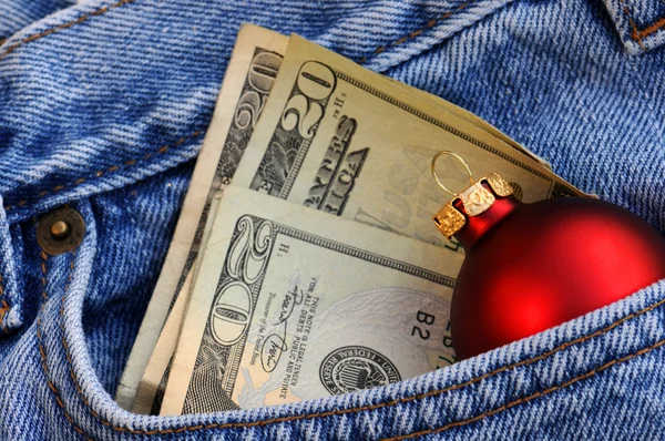 크리스마스와 휴일 지출 — 스톡 사진