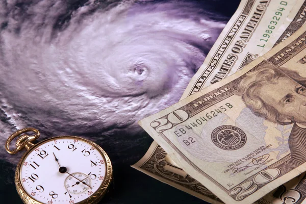 Cost of a hurricane — Stock Photo, Image