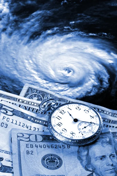 Cost of a hurricane — Stock Photo, Image