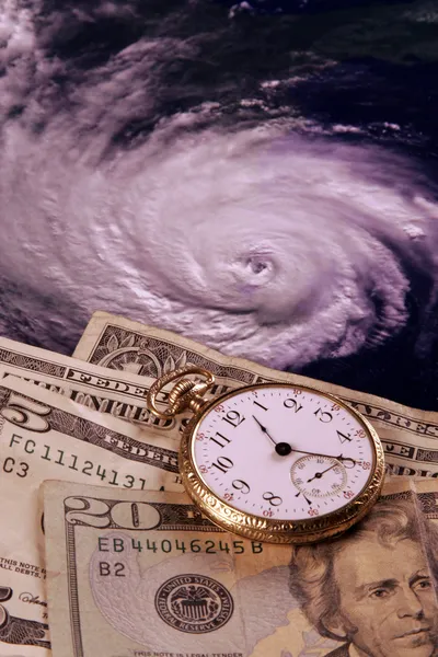 Cost of a hurricane — Stock Photo, Image