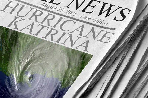 Hurricane Katrina — Stock Photo, Image