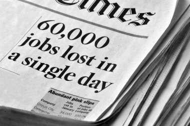 bir günde 60 bin işlerini kaybetti