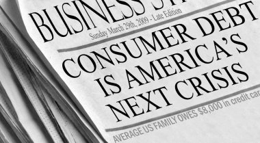 Consumer Dept is America's Next Crisis clipart