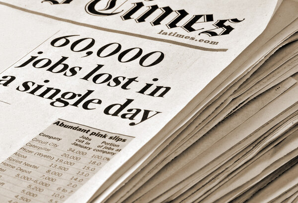 Sixty Thousand Jobs Lost in a single day