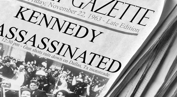 Kennedy Assassinated — Stock Photo, Image