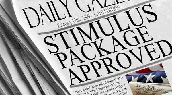 Stimulus Package Approved — Stock Photo, Image