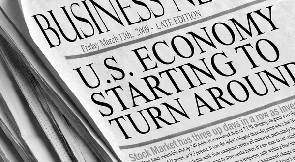 Economia dos EUA Começando a virar — Fotografia de Stock