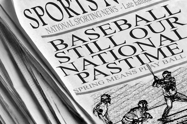 Baseball ancora il nostro passatempo nazionale — Foto Stock