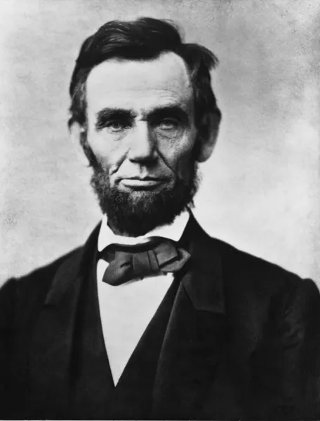 Ritratto di Abraham Lincoln Foto Stock