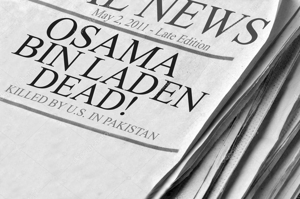 Osama Bin Laden Dead Stock Photo By C Alancrosthwaite